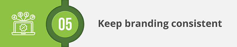 All pages and elements of your website should be consistently branded to help you build trust with your donors.
